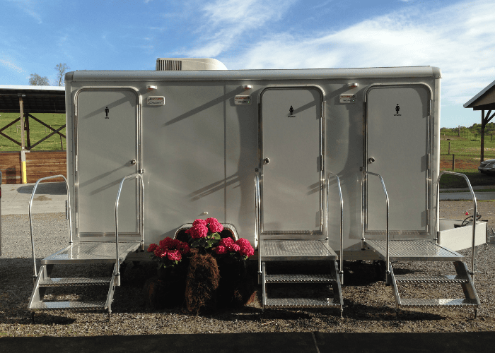 restroom trailer rental unit