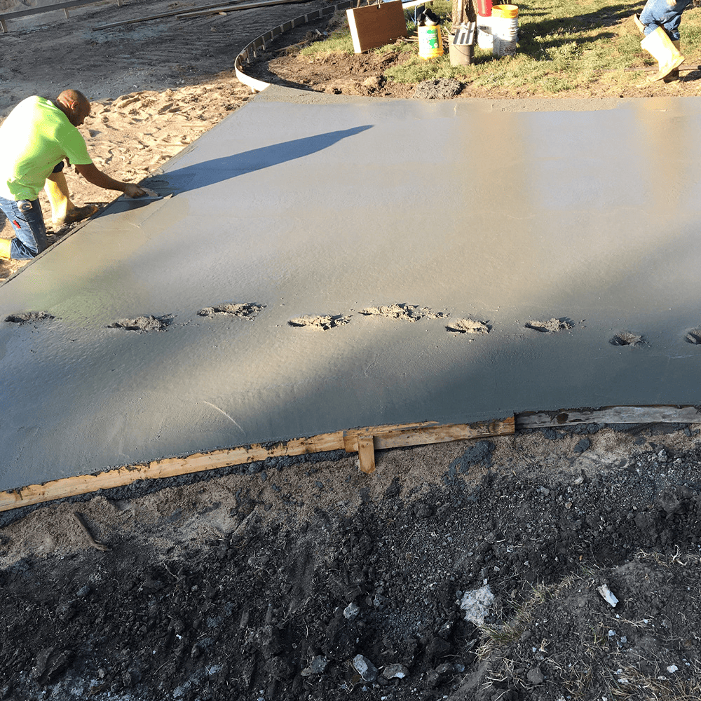 concrete contracting work